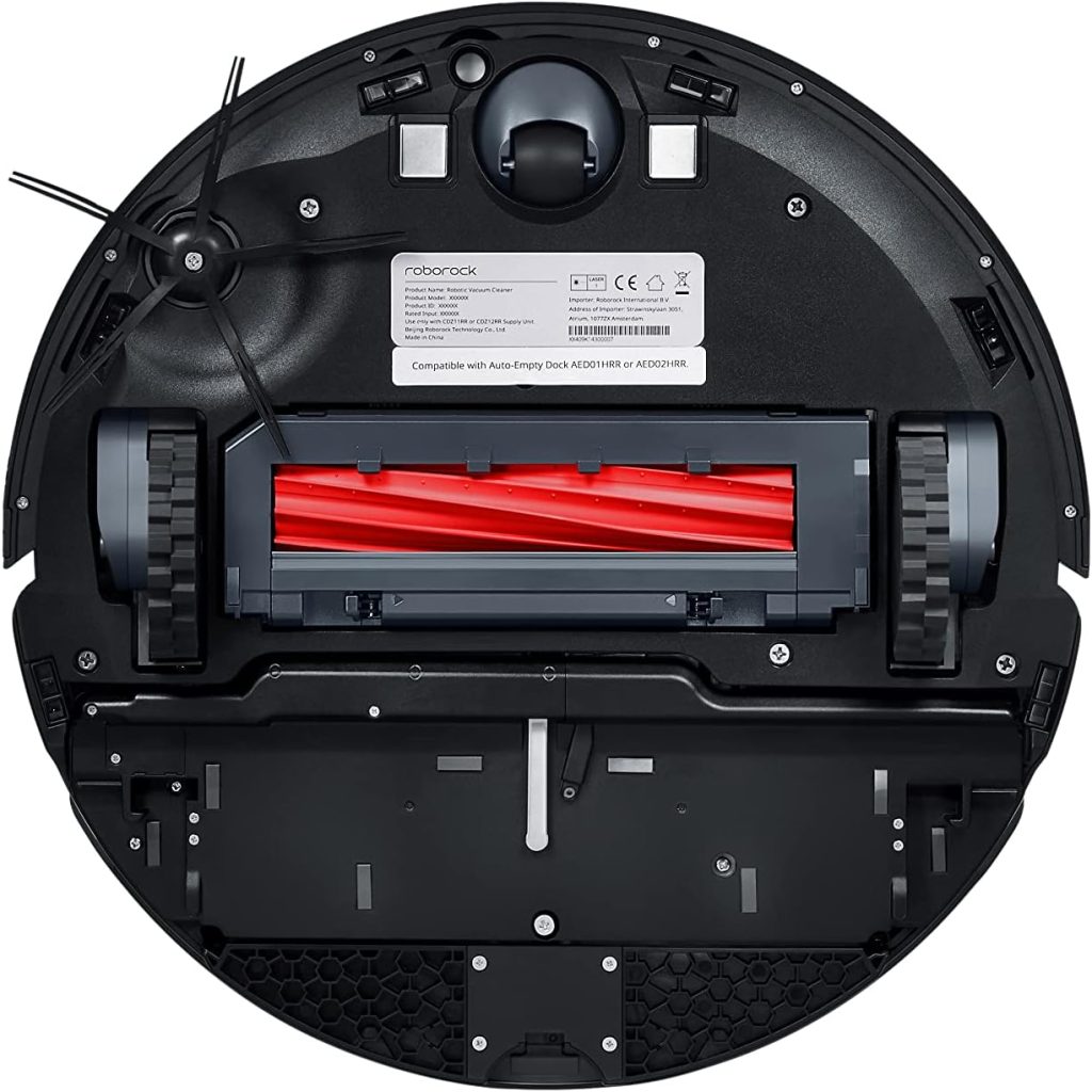 Roborock S7 MaxV Robot aspirateur et Balai (Puissance daspiration 5100 Pa, réduction des Obstacles ReactiveAI 2.0, autonomie de la Batterie 180 Min, système dessuyage ultrasonique, Commande vocale)